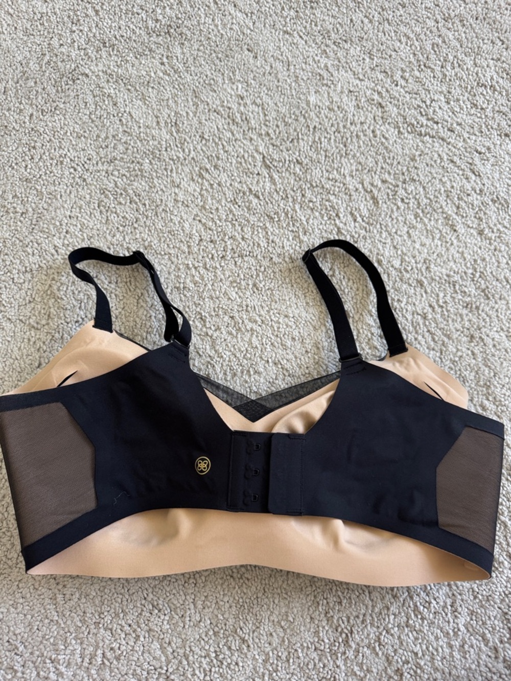 Honeylove Black Wireless Mesh-Trim Bra - Picture 4 of 6